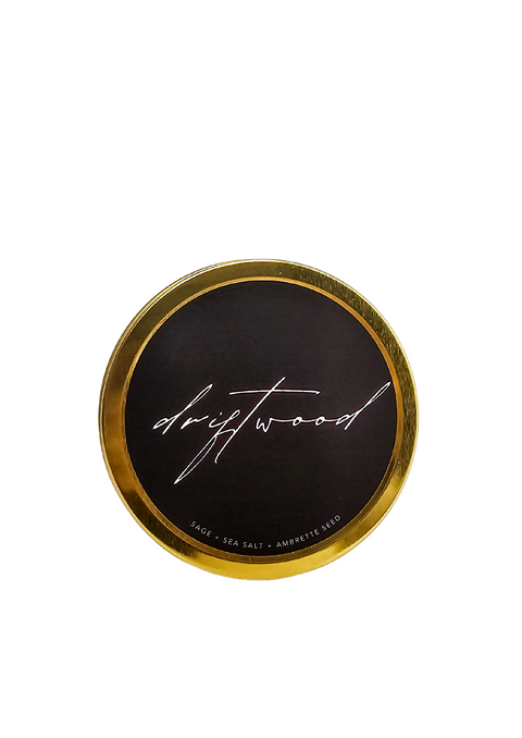 Driftwood, Travel Tin Candle