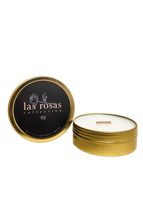 Las Rosas 02, Travel Tin Candle