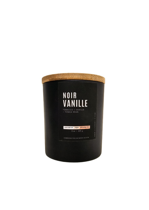 Noir Vanille, Wood Wick Coco Apricot Candle