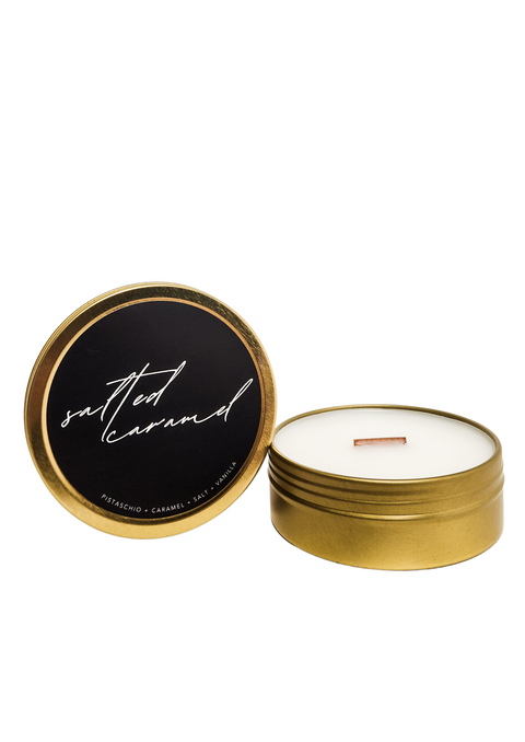 Salted Caramel, Travel Tin Candle